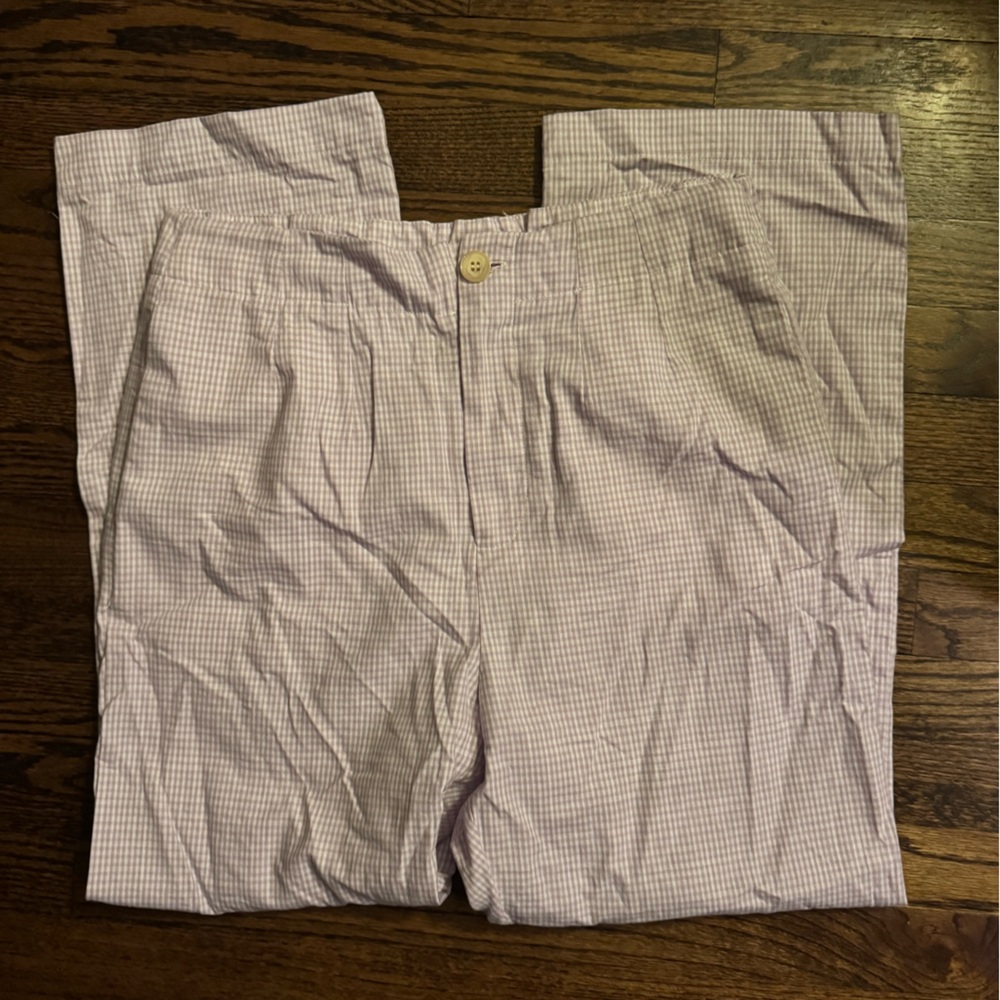 Free people Gingham pants(wrinkled)